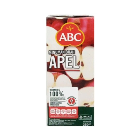 ABC sari Apel Kotak 250ml