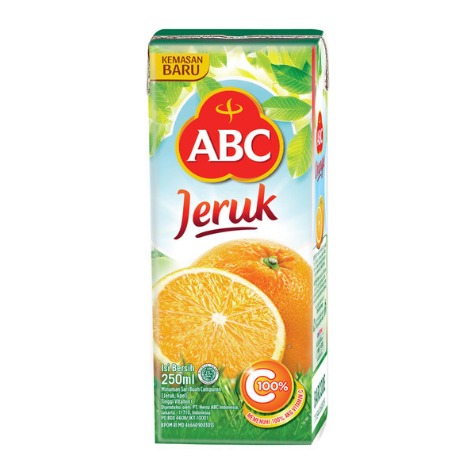 ABC sari Jeruk Kotak 250ml