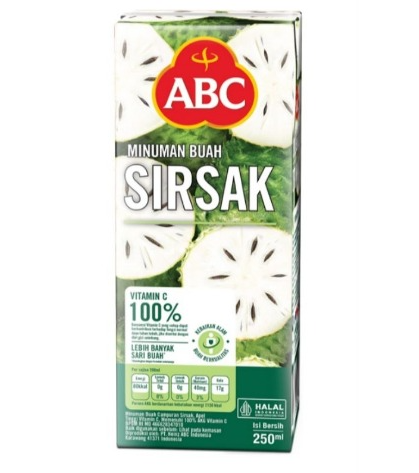 ABC sari Sirsak Kotak 250ml