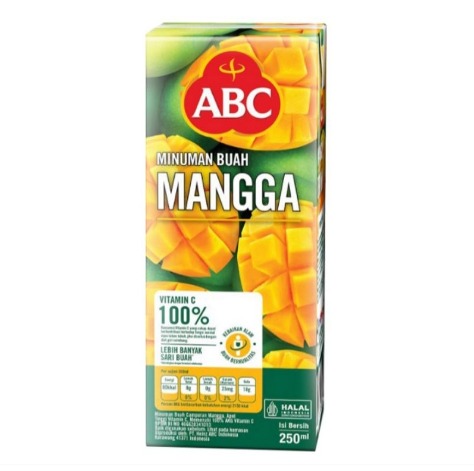 ABC sari Mangga Kotak 250ml