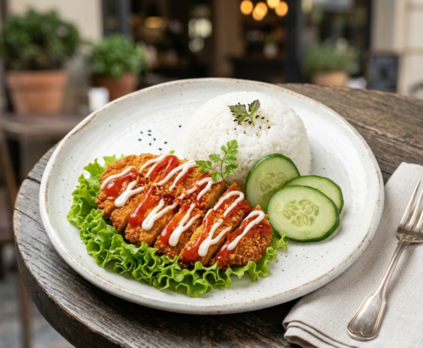 Nasi Chicken Katsu